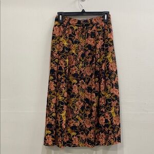 Modcloth Size 2 Midi A-Line Skirt Horse Print